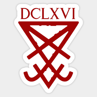 DCLXVI Sticker